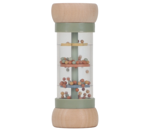Hochet de pluie en bois- Safari Friends