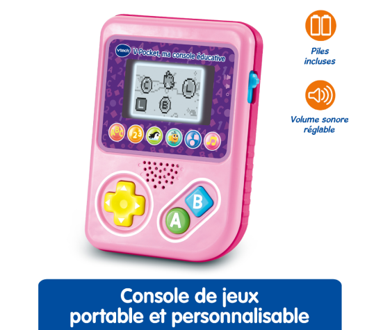 V-Pocket - Ma Console Educative Rose
