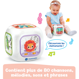 Baby Cube Musical VTech – Cube d'éveil dès 6 mois
