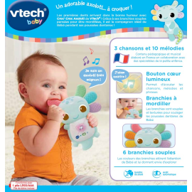 Croc’ Croc Axolotl VTech – Jouet de dentition dès 3 mois