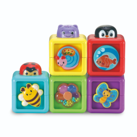 Cubes Animaux Surprises VTech – Jeu d’éveil dès 6 mois