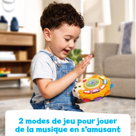 Super Tambourin Lumi Magique VTech – Jouet musical bébé