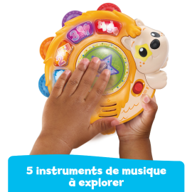 Super Tambourin Lumi Magique VTech – Jouet musical bébé