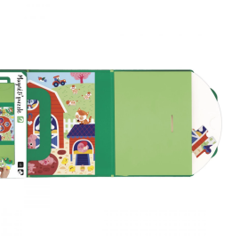 Magnéti'Puzzle Ferme Janod – Puzzle magnétique 24 pièces