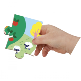 Magnéti'Puzzle Ferme Janod – Puzzle magnétique 24 pièces