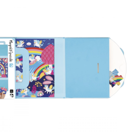 Magnéti'Puzzle Licornes Janod – Puzzle magnétique 24 pièces
