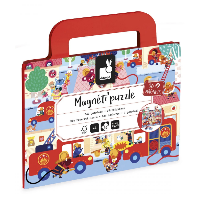 Magneti'Puzzles-Pompiers 36PCS Magneti'Puzzles-Pompiers 36PCS