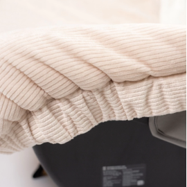 Couverture cosy réversible Sherpa Beige – Trois Kilos Sept