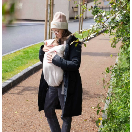 Couverture cosy réversible Sherpa Beige – Trois Kilos Sept
