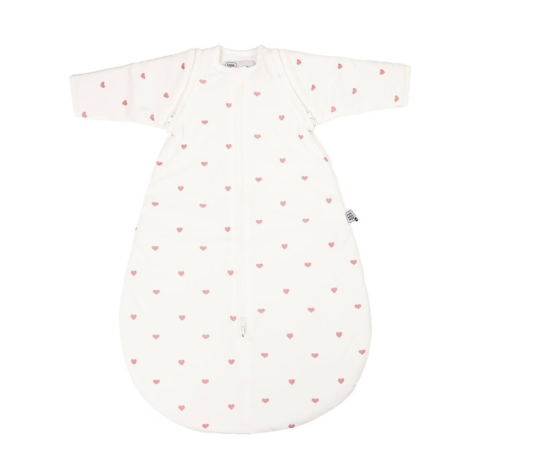 Gigoteuse Cœurs Rose TOG 2.5 – Trois Kilos Sept