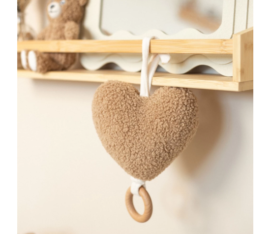 Peluche Musical Coeur - Ours Bjorn