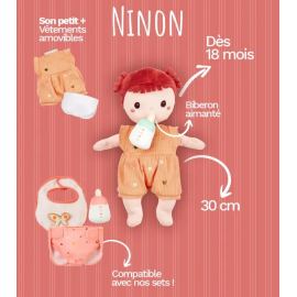 Poupon Ninon 30 cm en tissu – Lilliputiens