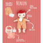 Poupon en tissu Ninon - 30 cm Poupon en tissu Ninon - 30 cm