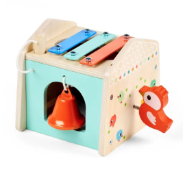 Maisonnette d'activités musicales en bois – Lilliputiens