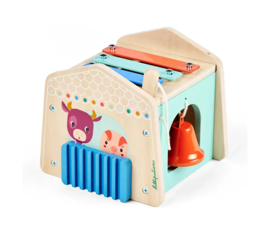 Maisonnette d'activités musicales en bois – Lilliputiens