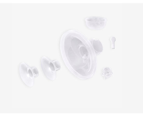 Kit pièces de rechange tire-lait KikkaBoo NOA