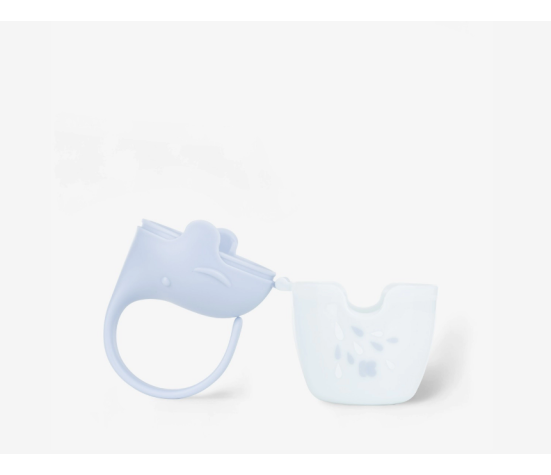 Etui A Sucette Elephant Bleu