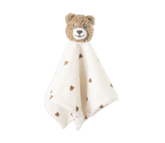 Doudou Mouchoir Ourson en Velours | Trois Kilos Sept