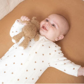 Pyjama Bébé Velours de Coton Ourson | Trois Kilos Sept