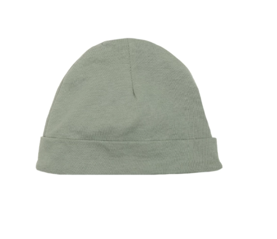 Bonnet Naissance Bébé Vert Olive 0/1 Mois | Trois Kilos Sept