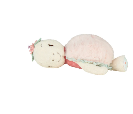 Peluche Veilleuse Tortue Sally 25 cm | Lumière et Son