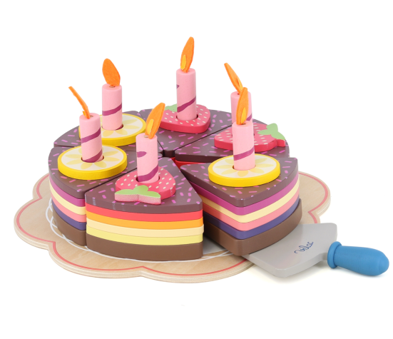 Gâteau d'anniversaire - JOUET EN BOIS