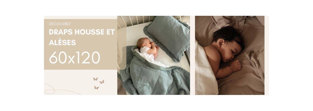 Drap bébé 60x120 à La Réunion – Lit bébé standard | Le Coin des Petits