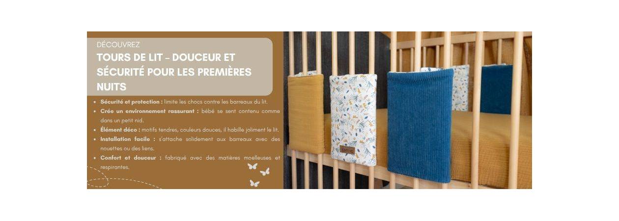 Tour de lit bébé à La Réunion – Protection et confort | Le Coin des Petits