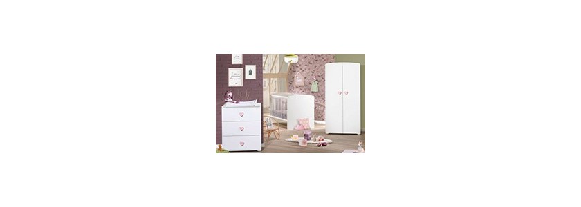 Chambre bébé Basic coeur Sauthon