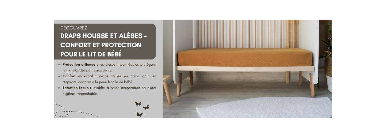 Drap et alèse bébé à La Réunion – Protection matelas | Le Coin des Petits