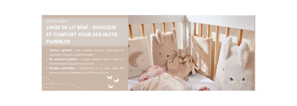 Linge de lit bébé à La Réunion – Draps et accessoires | Le Coin des Petits
