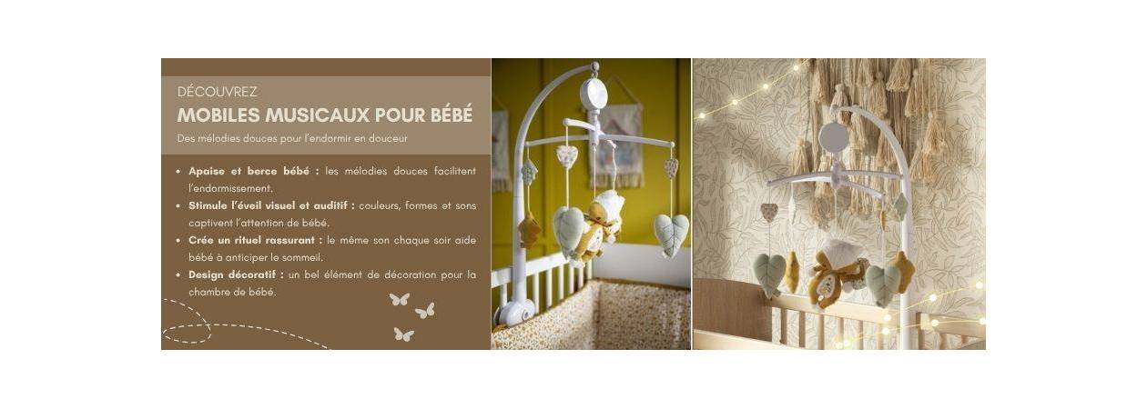 Mobile musical bébé à La Réunion – Éveil et sommeil | Le Coin des Petits