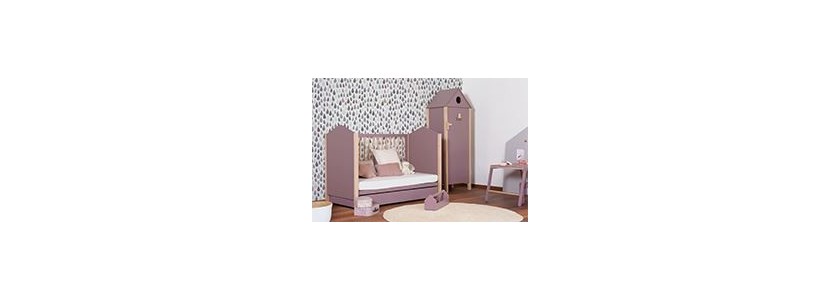 Catégorie Chambre bébé Ninon Figue - Le coin des petits - Puériculture à La Réunion : Multibox mini Léo Figue , Armoire Ninon...