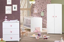 Chambre bébé New Basic cœur la réunion