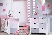 Chambre bébé City rose la réunion