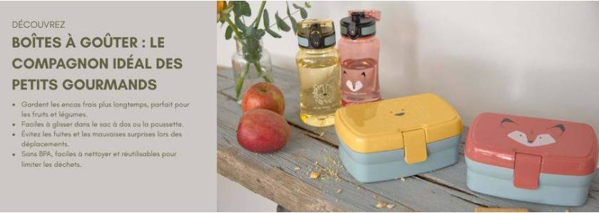 Boîte à goûter enfant à La Réunion – Pratique et transport | Le Coin des Petits