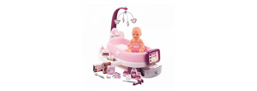 Little smoby - baby walker 3 en 1 + poupon, poupees