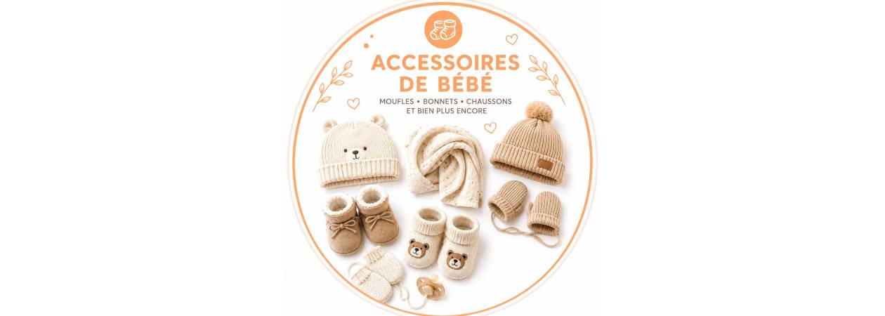 Accessoires bébé à La Réunion – Bonnets, chaussons, langes et moufles | Le Coin des Petits