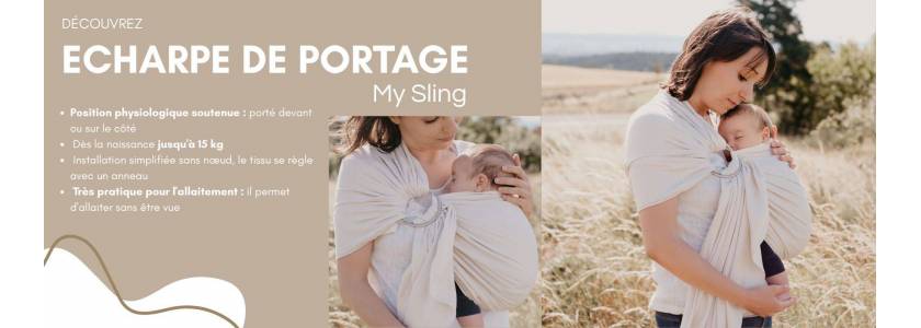 Écharpe de portage à La Réunion – Portage physiologique | Le Coin des Petits