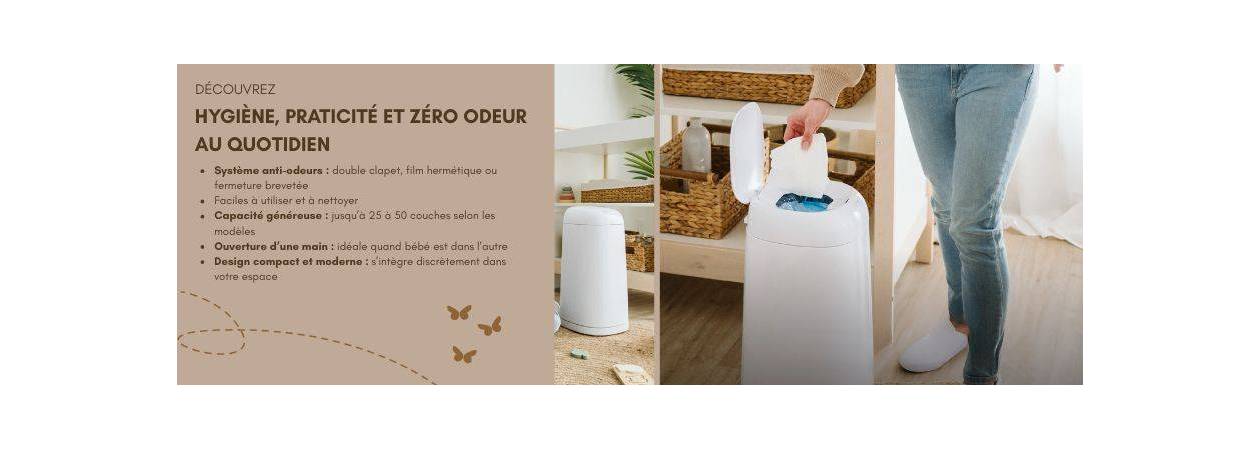 Poubelle à couches à La Réunion – Hygiène et anti-odeur | Le Coin des Petits