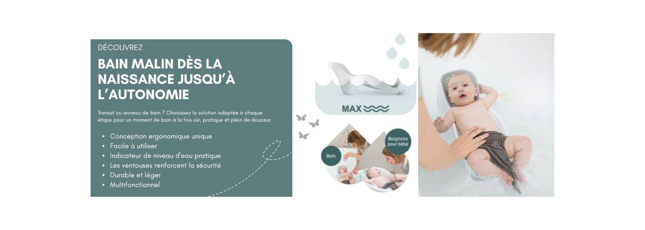 Transat et anneau de bain bébé à La Réunion – Confort et sécurité | Le Coin des Petits
