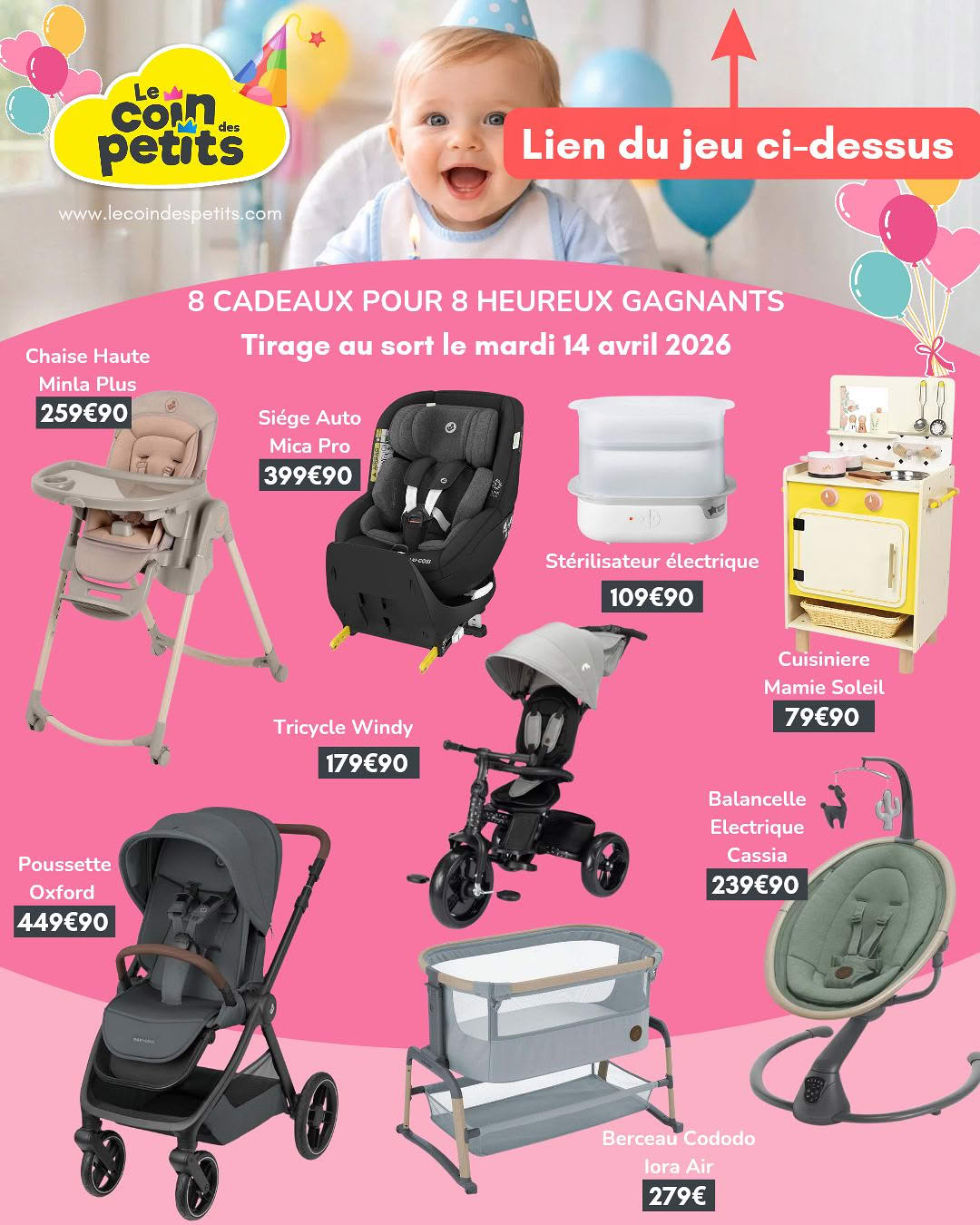 Jeu concours anniversaire